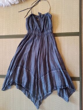 Asymmetrical Halter Or Strapless Dress Small